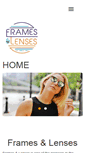 Mobile Screenshot of frameslenses.com